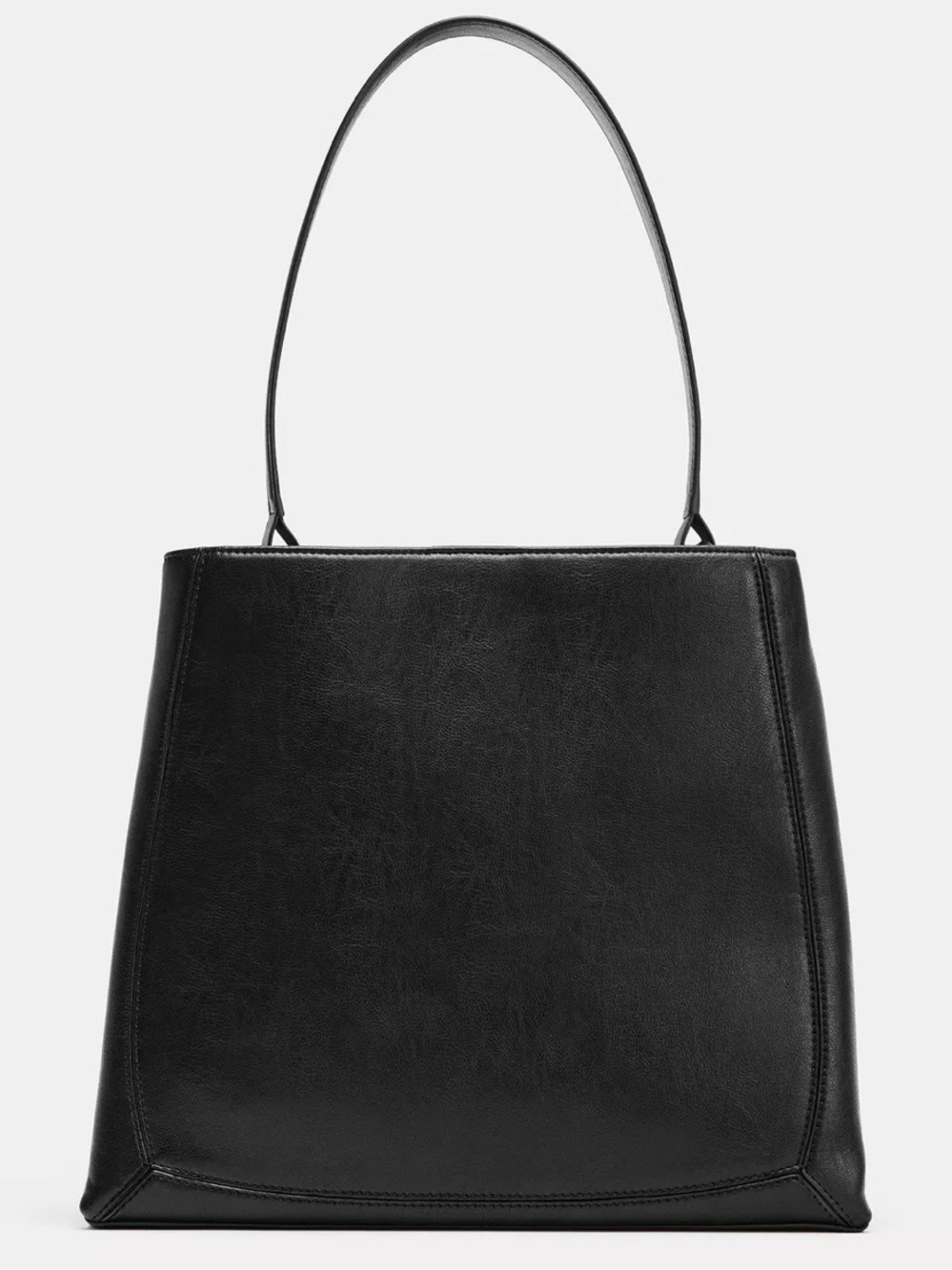 NWT ZARA PLEATHER SHOULDER BAG